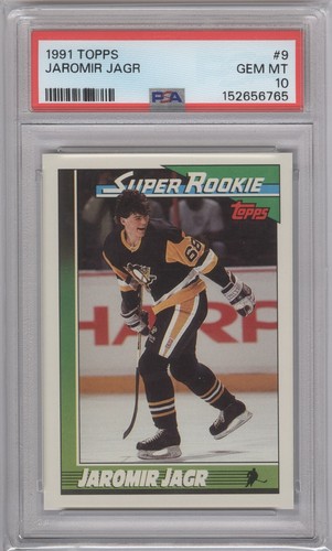 1991 Topps Jaromir Jagr #9 card