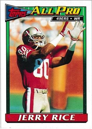 1991 Topps Jerry Rice #81 card