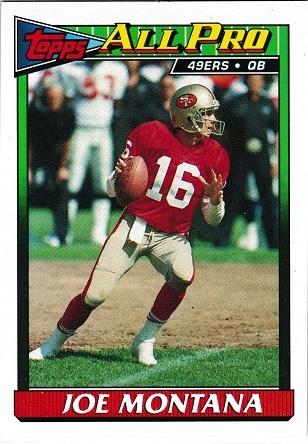 1991 Topps Joe Montana #73 card