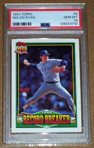 1991 Topps Nolan Ryan #6 card