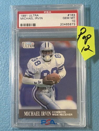 1991 Ultra Michael Irvin #163 card