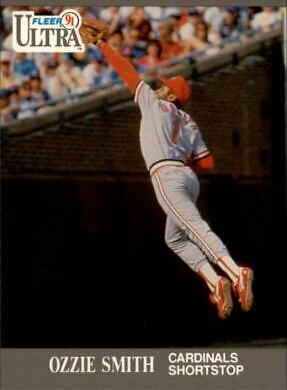 1991 Ultra Ozzie Smith #296 card