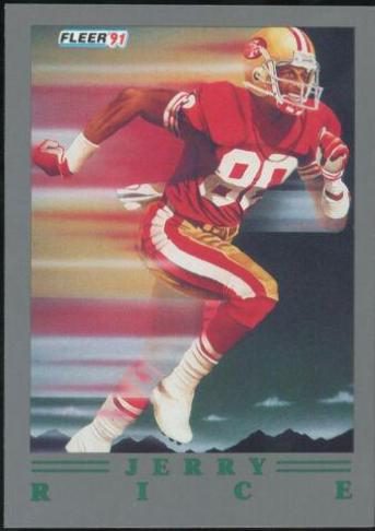 1991 Ultra Update Jerry Rice [Pro Vision] #99 card