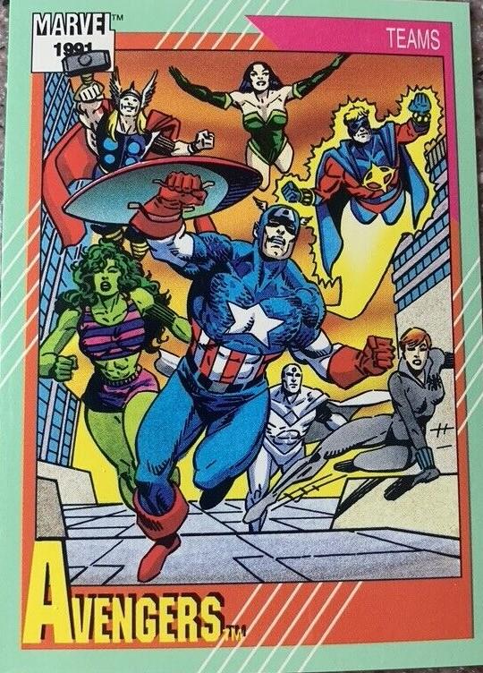 1991 Universe Avengers #151 card