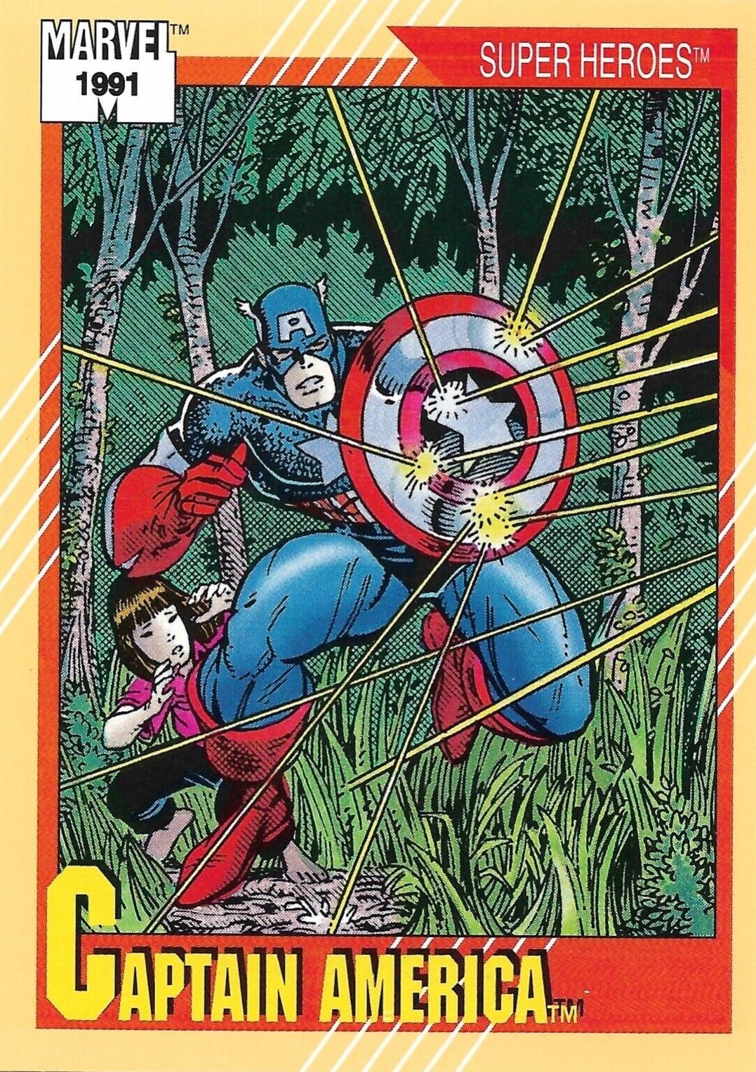 1991 Universe Captain America #54 card