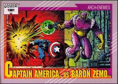 1991 Universe Captain America vs. Baron Zemo #99 card