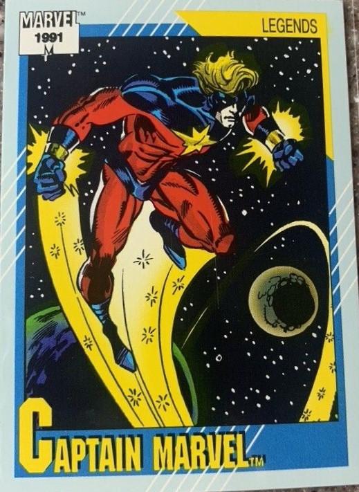 1991 Universe Captain Marvel #139 card