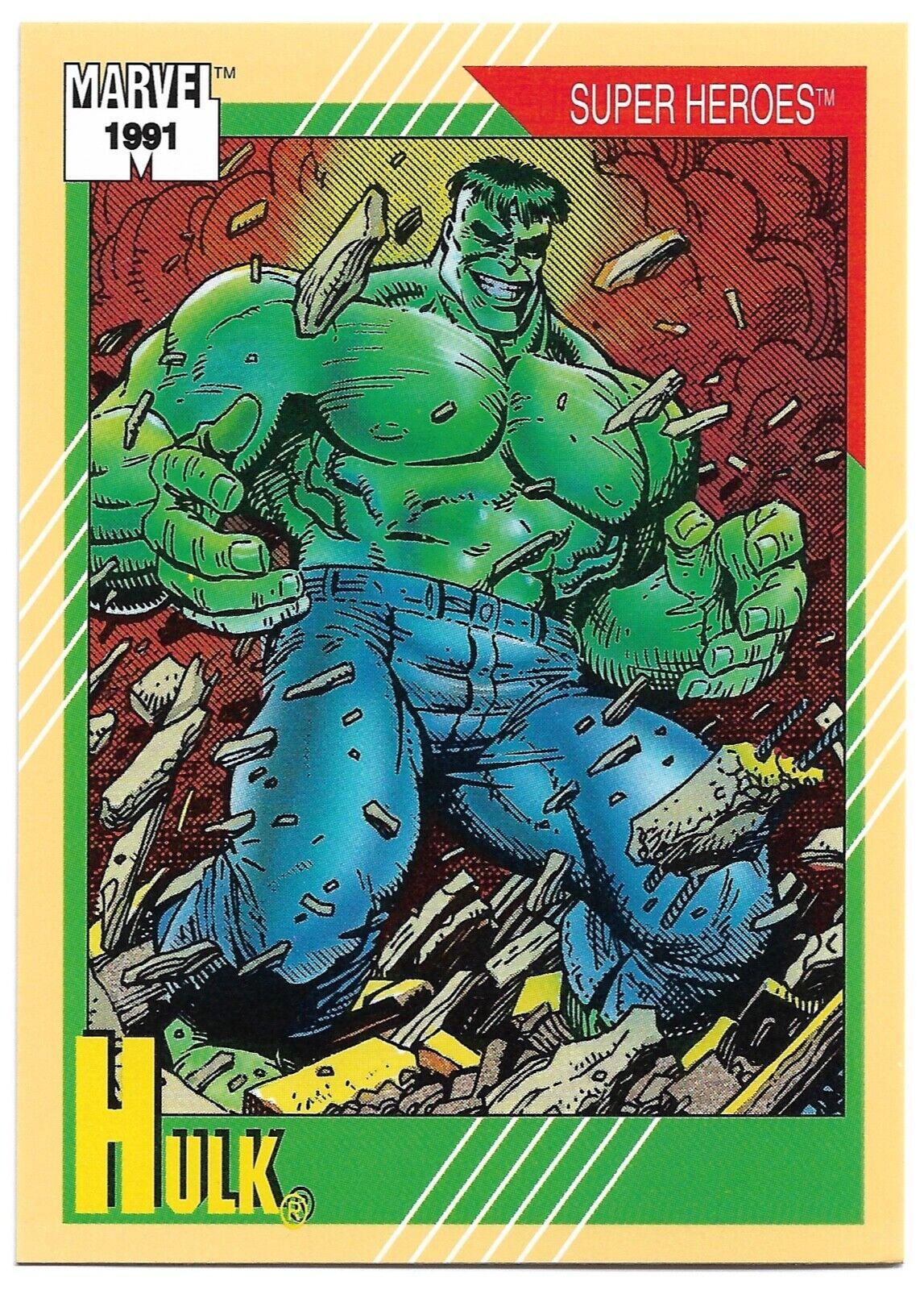 1991 Universe Hulk #53 card
