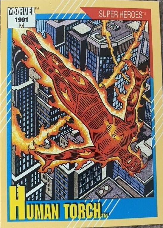 1991 Universe Human Torch #10 card