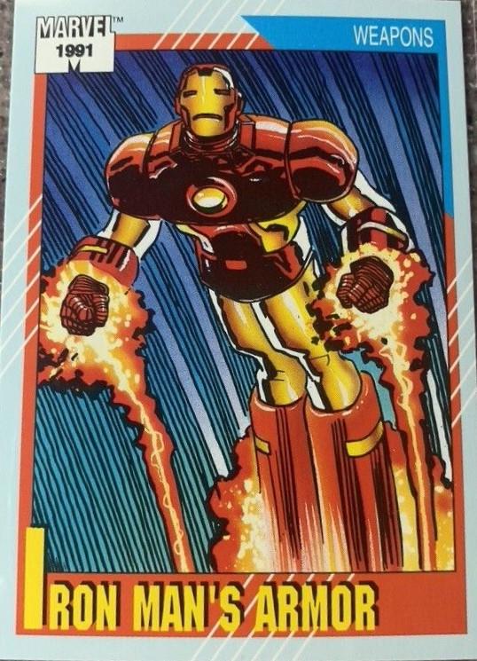 1991 Universe Iron Man's Armor #133 card