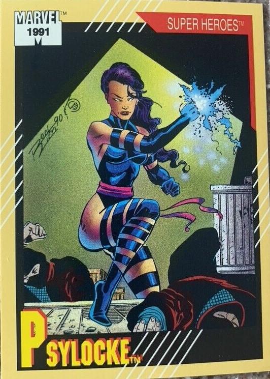 1991 Universe Psylocke #18 card