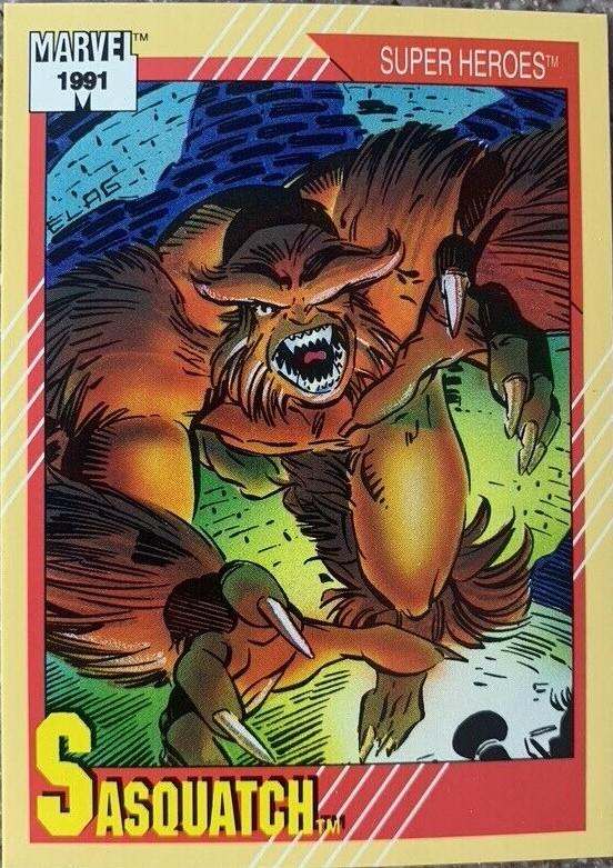 1991 Universe Sasquatch #31 card