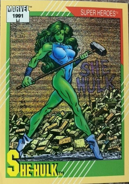 1991 Universe She-Hulk #43 card