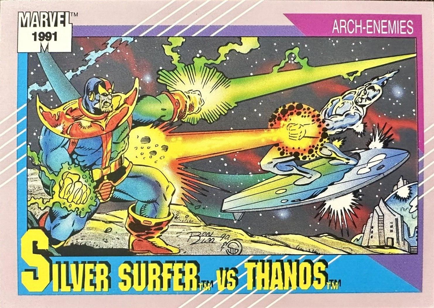 1991 Universe Silver Surfer vs. Thanos #113 card