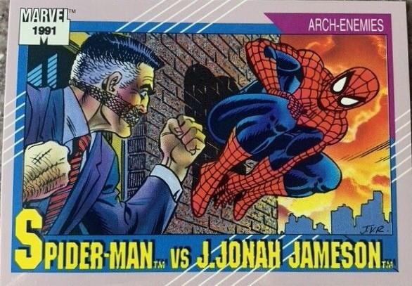 1991 Universe Spider-Man vs. J. Jonah Jameson #121 card