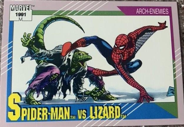 1991 Universe Spider-Man vs. Lizard #112 card