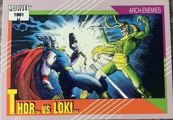 1991 Universe Thor vs. Loki #120 card