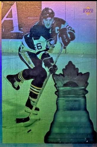 1991 Upper Deck Award Winners Holograms Mario Lemieux #AW9 card