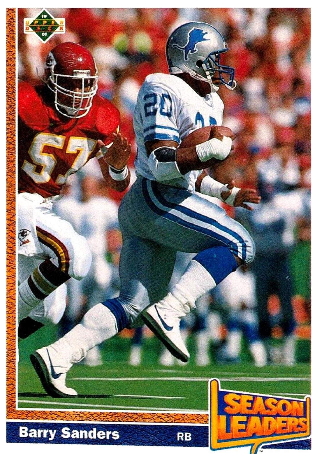 1991 Upper Deck Barry Sanders #401 card