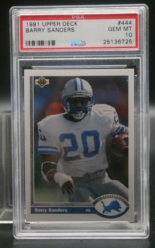 1991 Upper Deck Barry Sanders #444 card