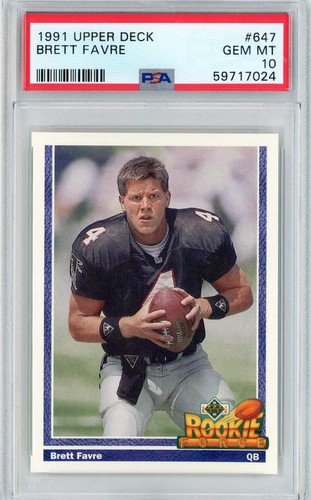 1991 Upper Deck Brett Favre #647 card