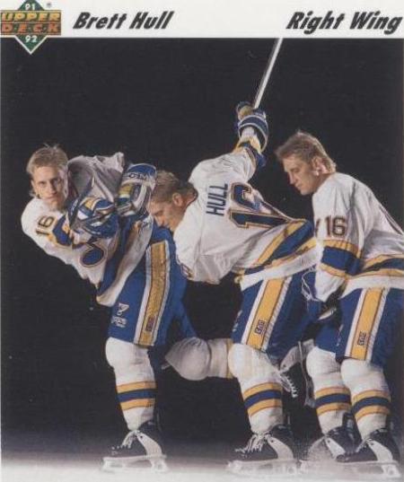 1991 Upper Deck Brett Hull #464 card
