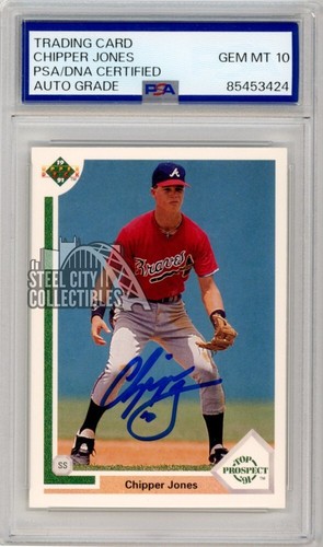 1991 Upper Deck Chipper Jones #55 card
