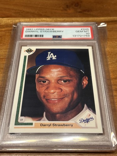 1991 Upper Deck Darryl Strawberry #245 card