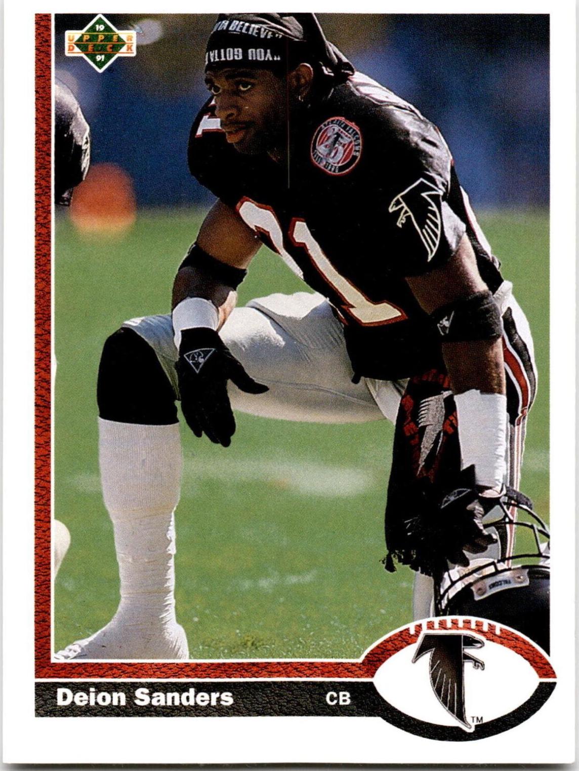 1991 Upper Deck Deion Sanders #154 card