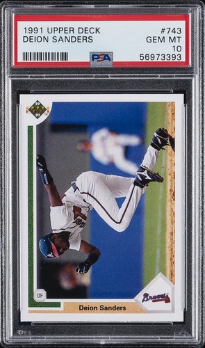 1991 Upper Deck Deion Sanders #743 card