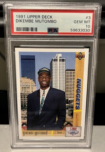 1991 Upper Deck Dikembe Mutombo #3 card