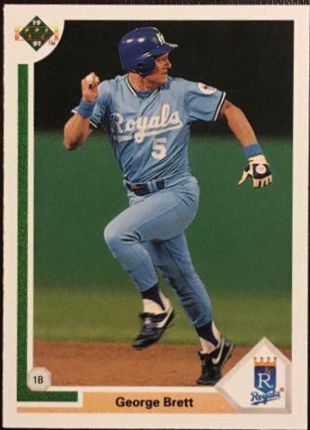1991 Upper Deck George Brett #525 card