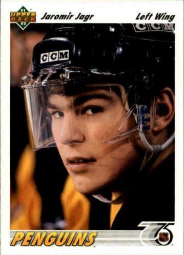 1991 Upper Deck Jaromir Jagr #256 card
