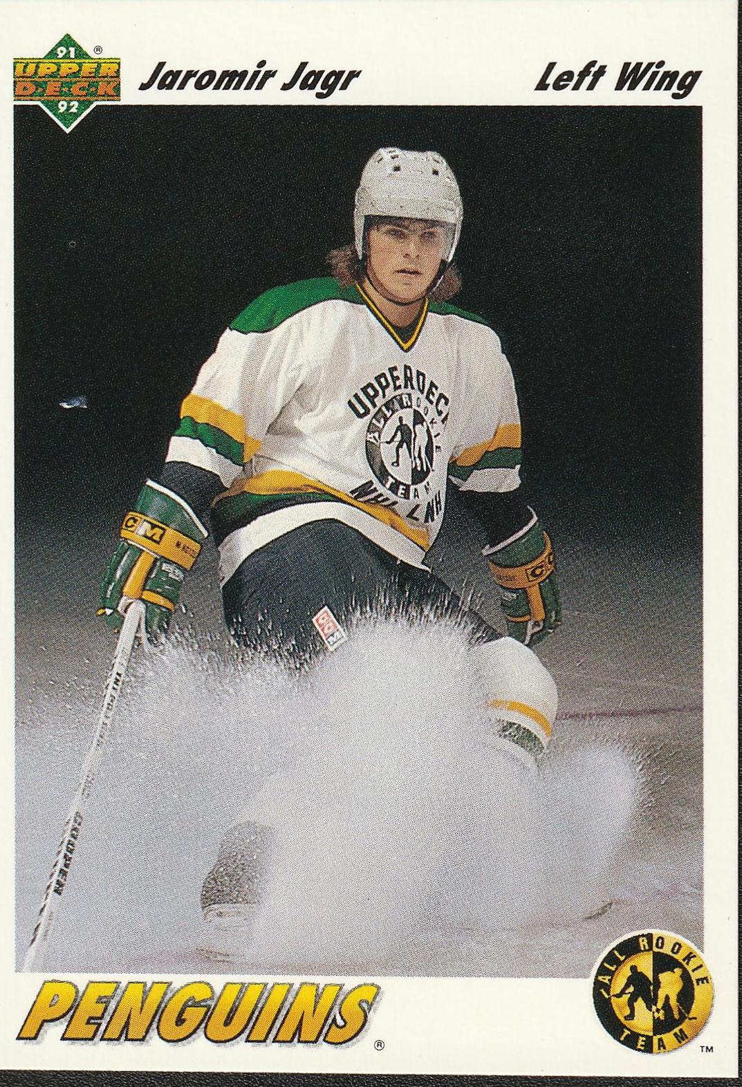 1991 Upper Deck Jaromir Jagr #42 card