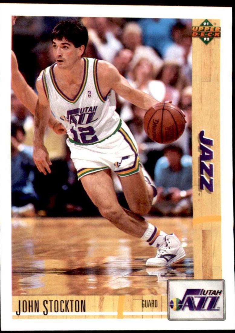 1991 Upper Deck John Stockton #136 card