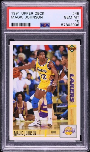 1991 Upper Deck Magic Johnson #45 card