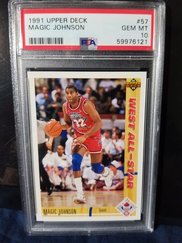 1991 Upper Deck Magic Johnson #57 card