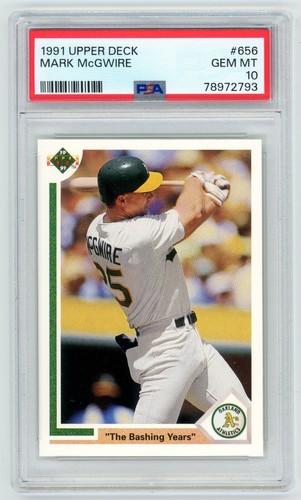 1991 Upper Deck Mark McGwire #656 card