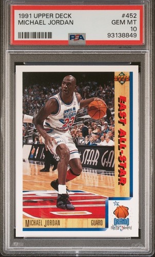 1991 Upper Deck Michael Jordan #452 card