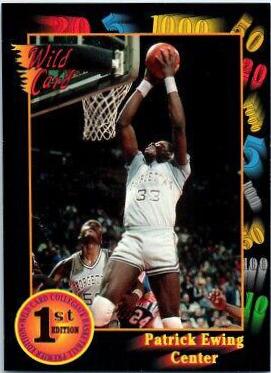 1991 Wild Card Patrick Ewing #15 card