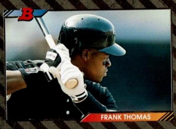 1992 Bowman Frank Thomas [Foil] #551 card