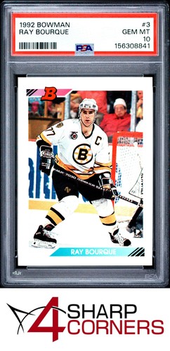 1992 Bowman Ray Bourque #3 card