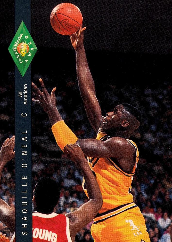 1992 Classic 4 Sport Shaquille O'Neal #318 card