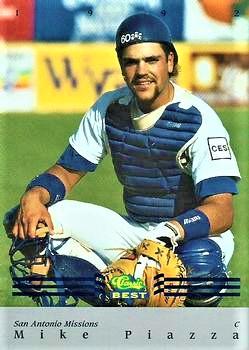 1992 Classic Best Blue Bonus Mike Piazza #BC16 card
