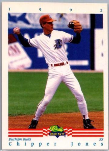 1992 Classic Best Chipper Jones #93 card