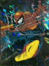1992 Comic Images Spider-Man Prism Impact #P-4 card
