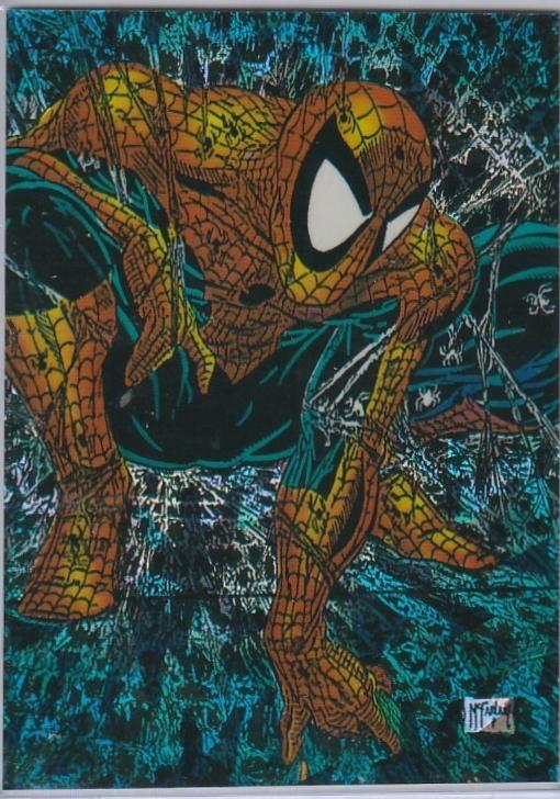1992 Comic Images Spider-Man Prism Number One #P-3 card