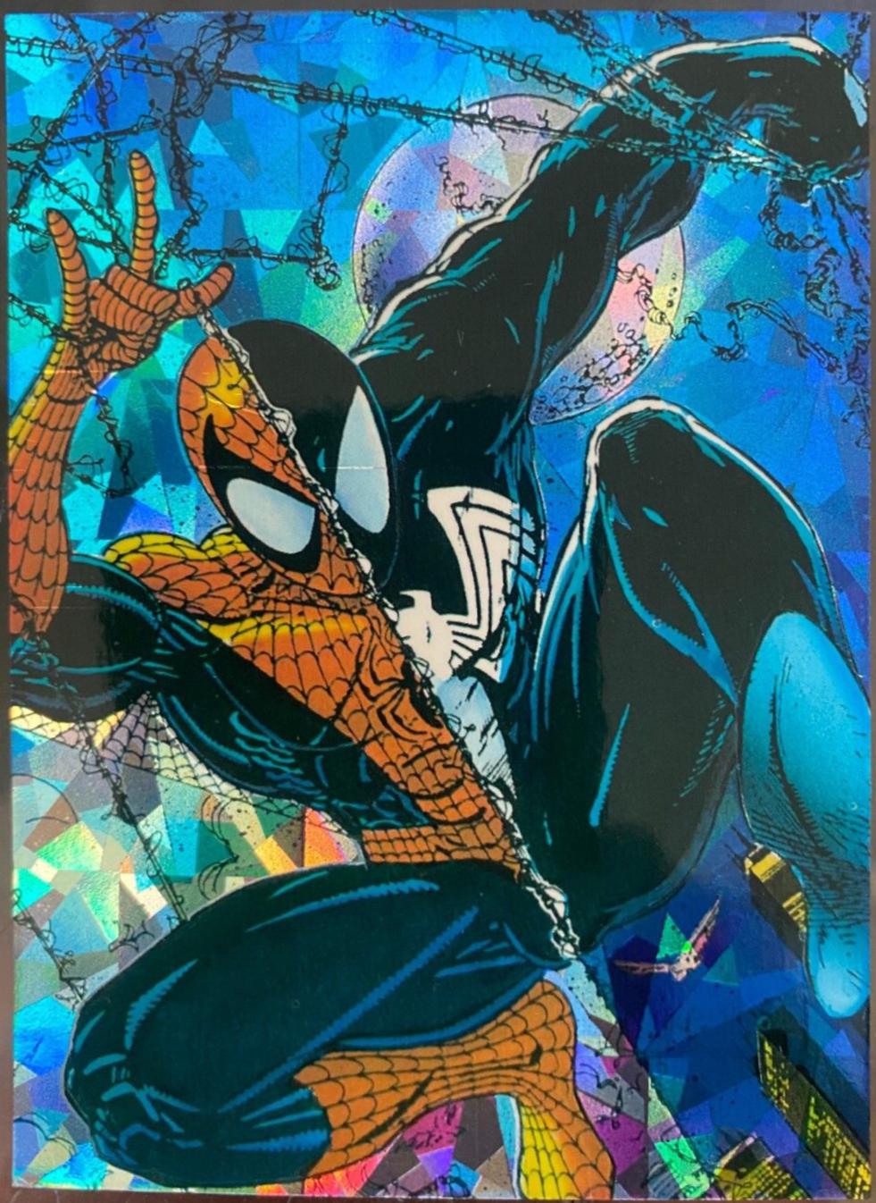 1992 Comic Images Spider-Man Prism Red & Blue #P-6 card