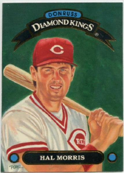 1992 Donruss Diamond Kings Hal Morris #DK-19 card