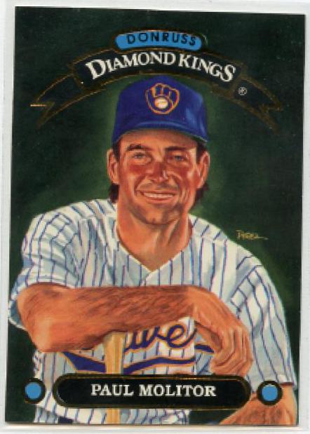 1992 Donruss Diamond Kings Paul Molitor #DK-1 card